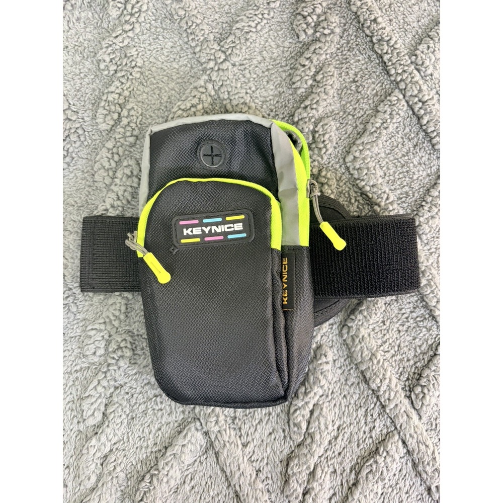 Keynice Cell Phone Sports Armband, Multifunctional Pockets Workout Running